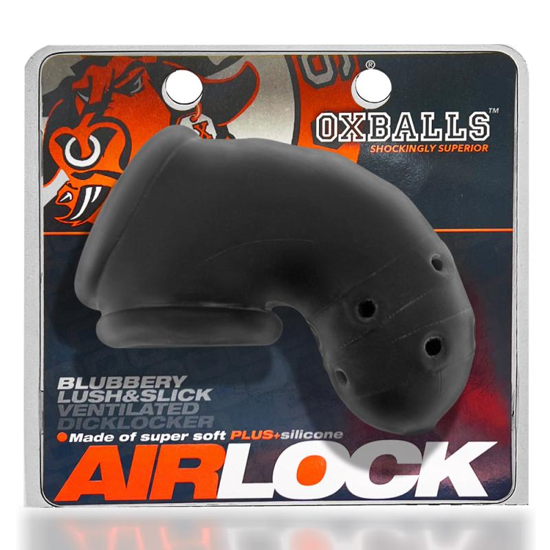 Oxballs - Airlock Air-Lite Vented Chastity Black