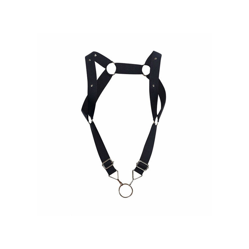 Mob - dngeon harness with straight back black one size 5