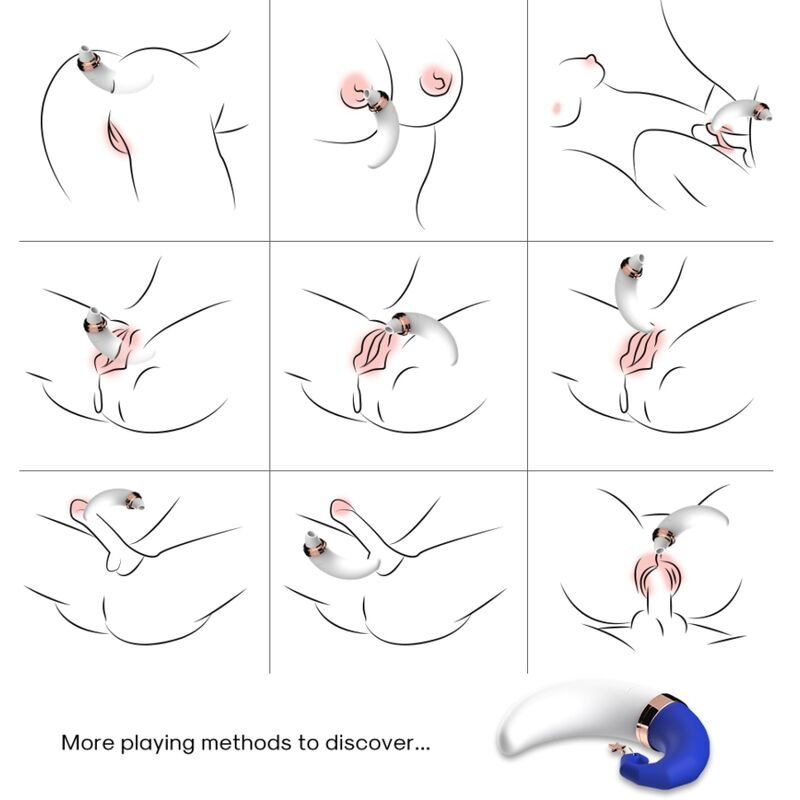 Armony - sweetmoon clitoris & g-spot suction blue 3