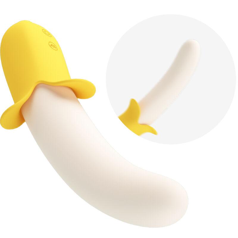 Pretty Love - Banana Geek Super Power 7 Vibration Settings Up&Down Silicone Black 5