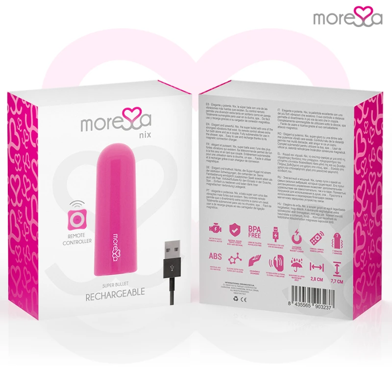 Amoressa Nix Remote Control Bullet Pink 6