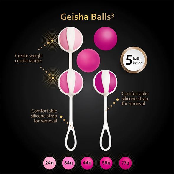 Gvibe - Geisha Balls 3 Sugar Pink 8