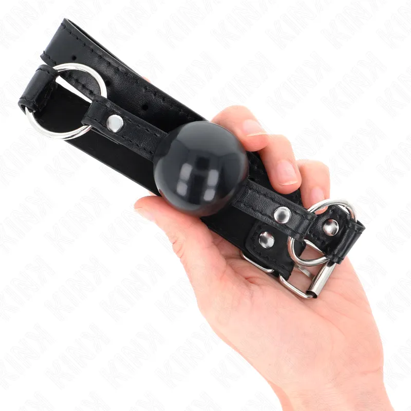 Kink - Black Tpe Ball 4 Cm Gag 60 X 2 Cm 3