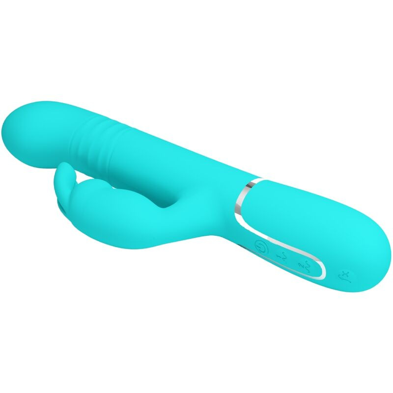 Pretty love - coale rabbit vibrator pearls aqua green 5