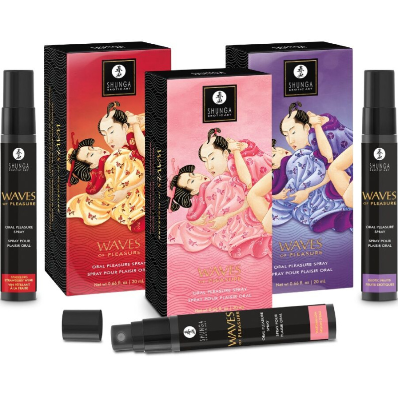 Shunga - waves pleasure spray oral seductive strawberry 20 ml 4