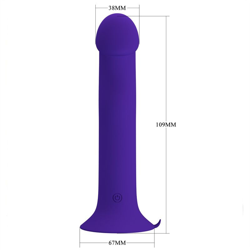 Pretty love - murray youth vibrating dildo & rechargeable violet 3