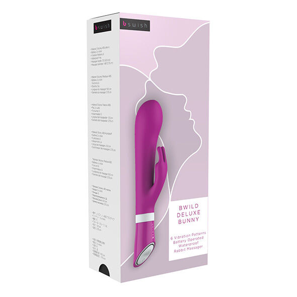 B swish - bwild deluxe bunny rabbit vibrator raspberry 5