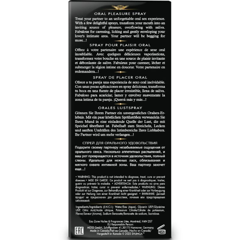 Shunga - waves pleasure spray oral seductive strawberry 20 ml 3