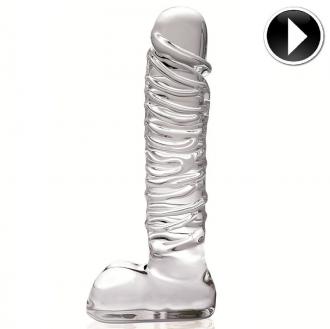 Icicles Number 63 Hand Blown Glass Massager