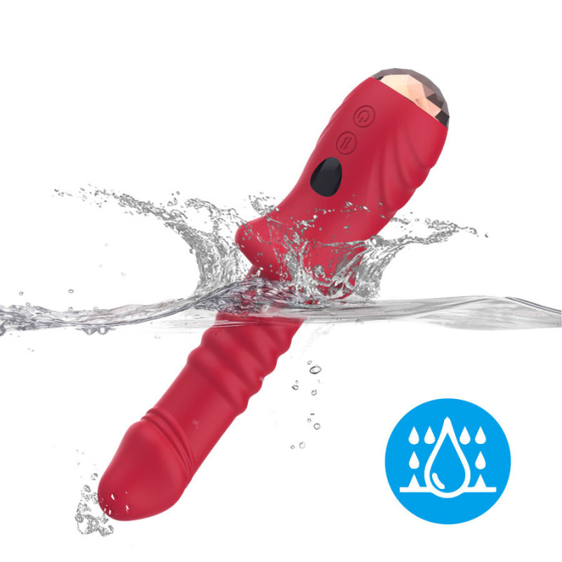 Armony - point a stimulating vibrator dildo red 7