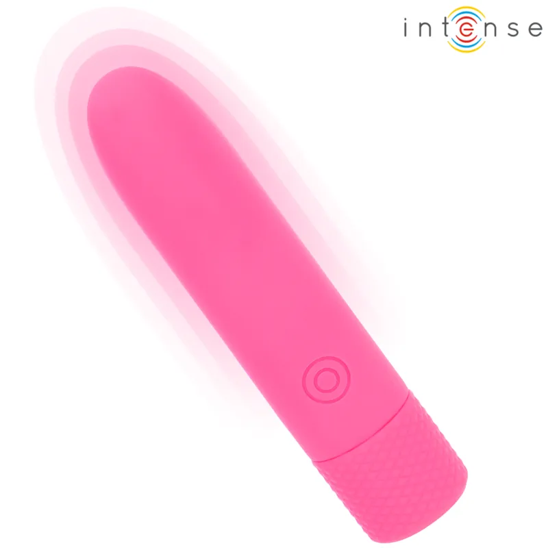 Intense - symone usb rechargeable vibrating bullet 8 vibrations pink 10 x 2.2 cm 2