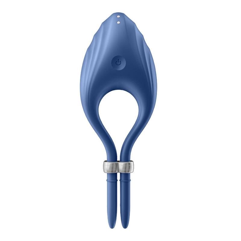 Satisfyer Duelist Ring Vibrator Blue - Vibračný Krúžok 1