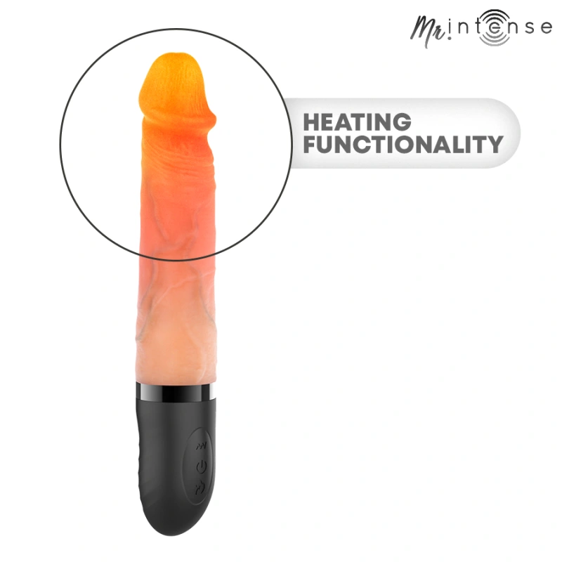Mr intense - jean up&down vibrator with heat effect 24 cm -Ø- 3.8 cm 3
