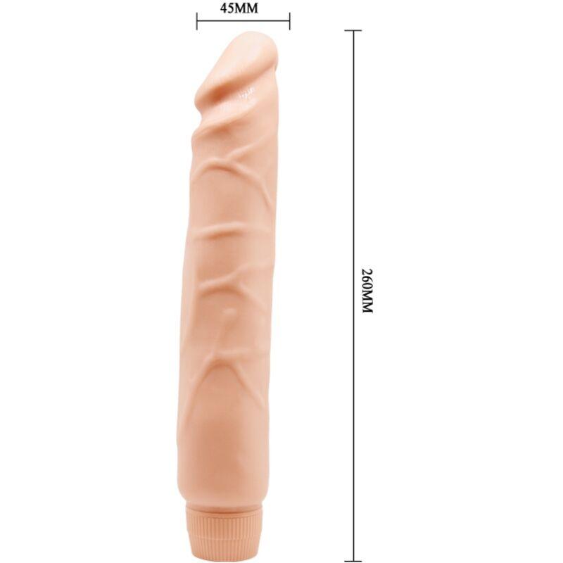 Baile - jack realistic vibrator 26 cm flesh 4