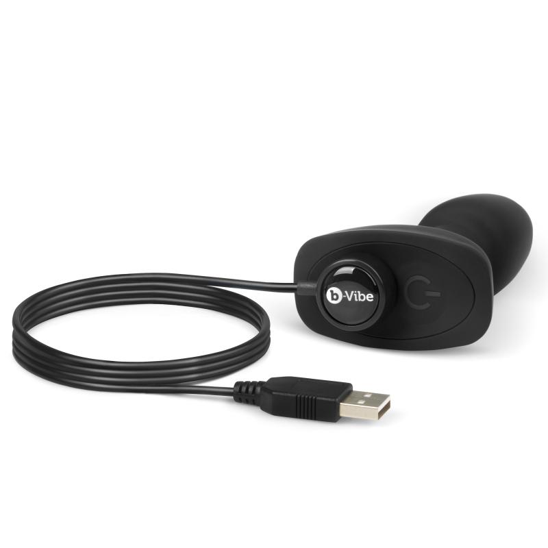 B-Vibe - Rimming Petite Remote Control Plug Black 8