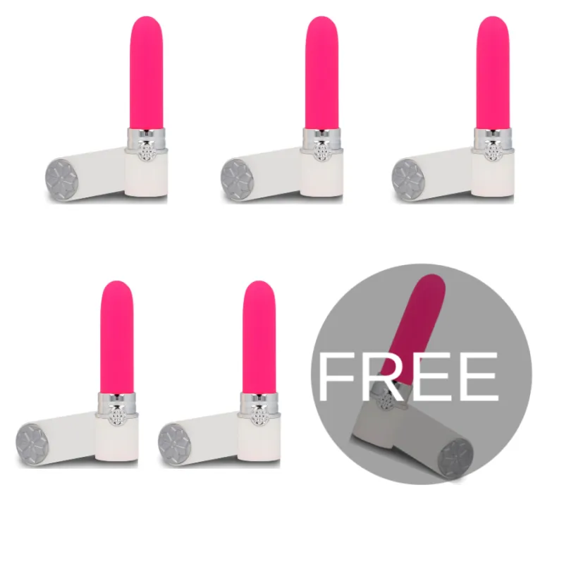 Lips Style Cleo White & Pink 5+1 Free
