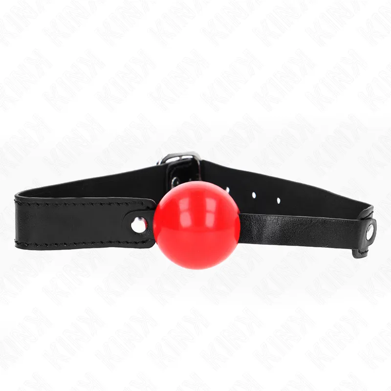 Kink - Soft Tpe Ball 4 Cm Gag Model 1 66 X 2.5 Cm Adjustable 41-61 Cm