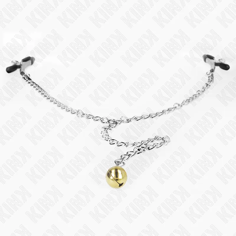 Kink - Chain Nipple Clamps With Bell 30 Cm 2