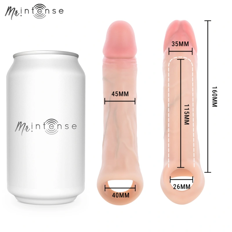 Mr intense - simon l silicone penis cover 16 cm -Ø- 4.5 cm 4