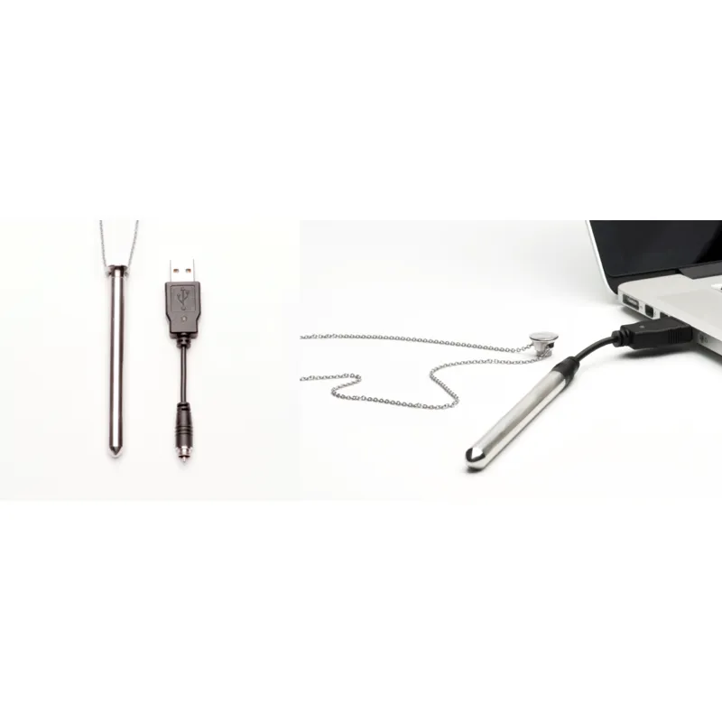 Crave - Vesper Vibrator Necklace Silver 4