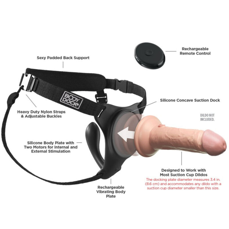 Pipedreams - body dock g-spot pro harness 4