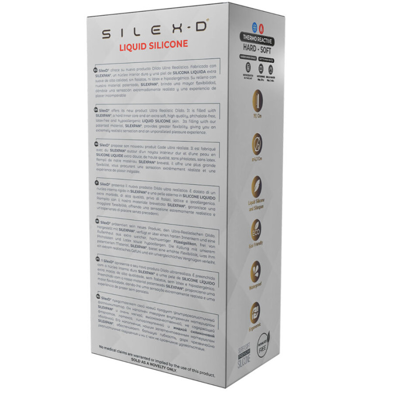Silexd - realistic penis model 8 liquid silicone 20.6 cm 6