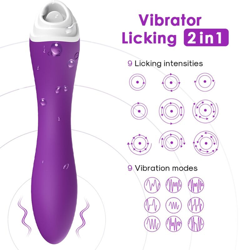 Armony - fairyland licking vibrating clit & vibrator purple 1