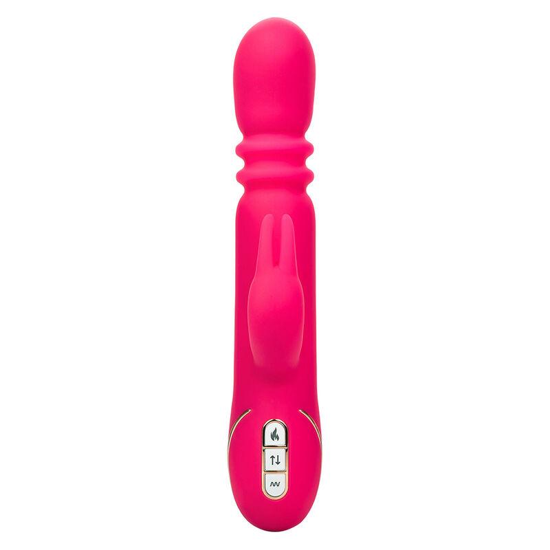Calexotics - Jack Fantasy Triple Heated Vibrator Rabbit Pink 3