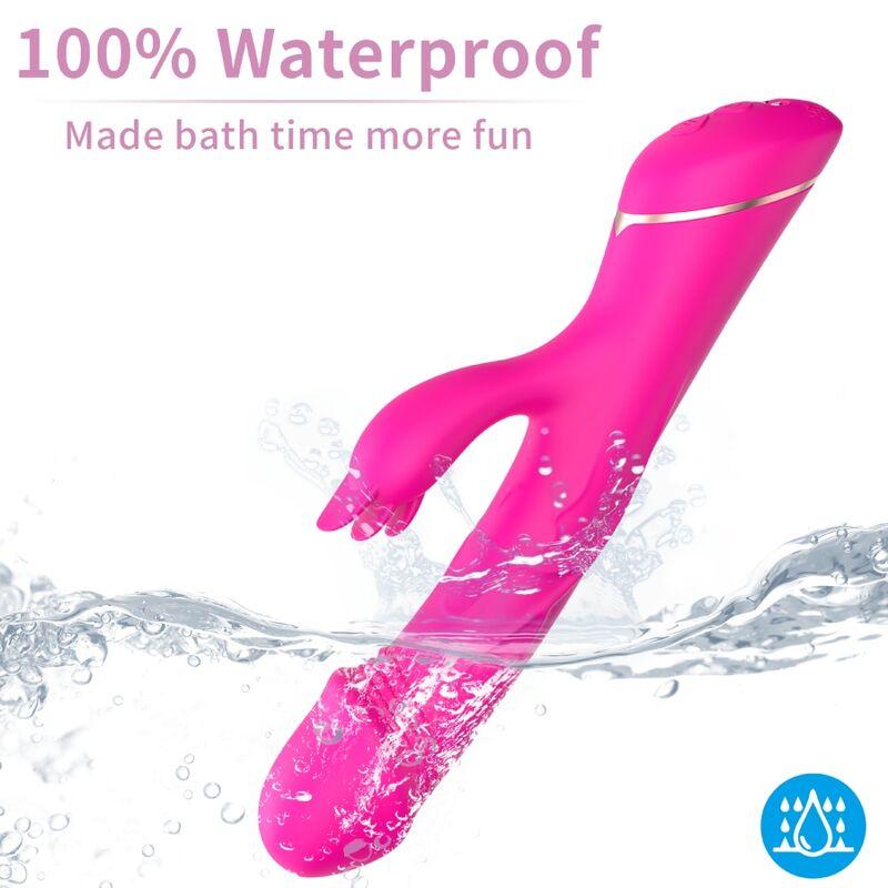 Armony - Dildo Vibrator Rabbit Silicone Fuchsia 2