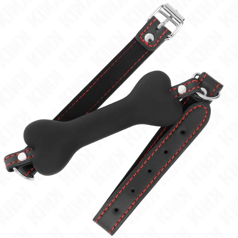 Kink - Black Bone 12 Cm Gag 63 X 2 Cm 1