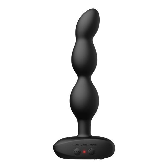 Lovense - Ridge Rotating and Vibrating Anal Vibrator Black