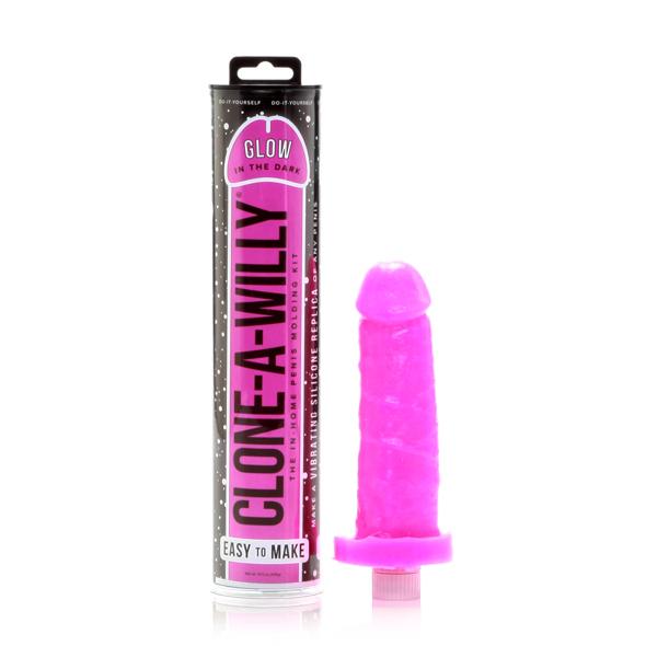 Clone A Willy - Clone-A-Willy Kit Glow In The Dark Magenta