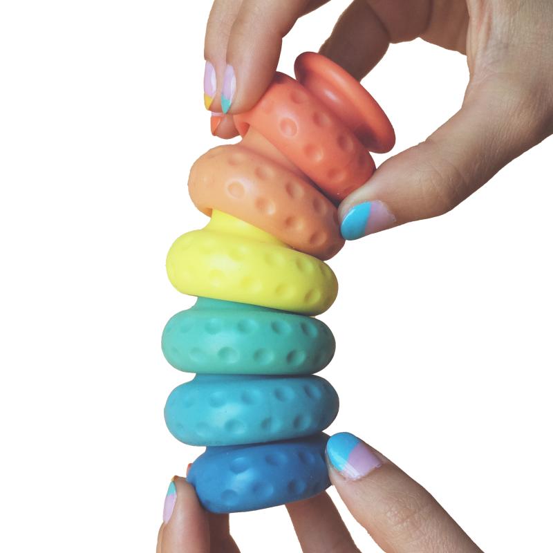 Ohnut - Classic Soft Buffer Rings (Set Van 4) Pride Rainbow 2