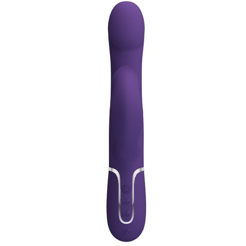 Pretty Love - Zalin Rabbit Vibrator Pearls 4 In 1 Purple