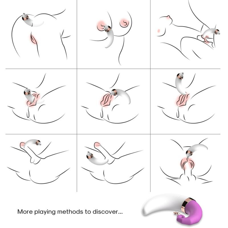 Armony - sweetmoon clitoris & g-spot suction cup pink 3