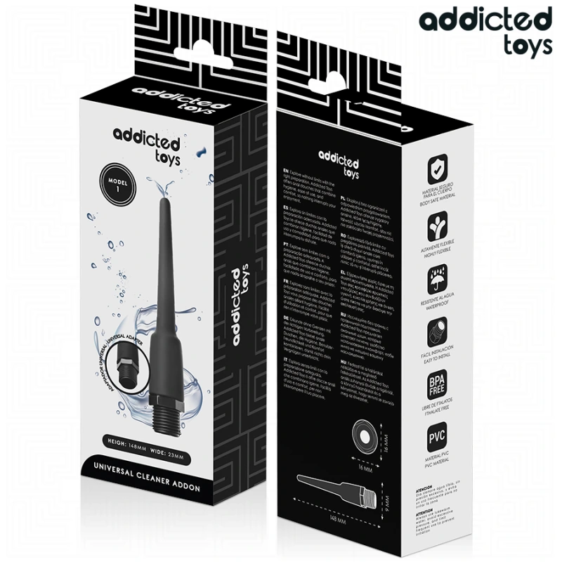 Addicted toys - anal cleaner with universal adapter model 1 6