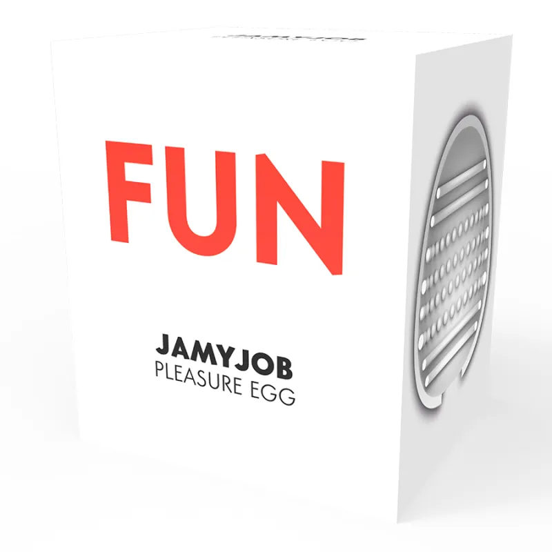 Jamyjob Egg Masturbator White Edition Discrett 8