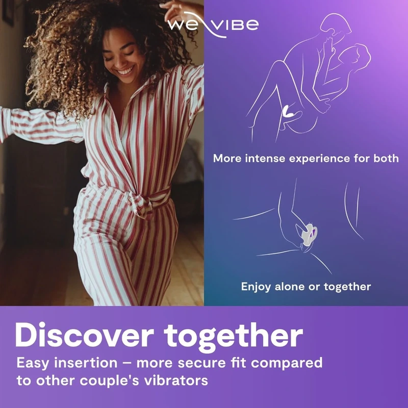We-vibe - sync 2 adjustable couples vibrator velvet green 6