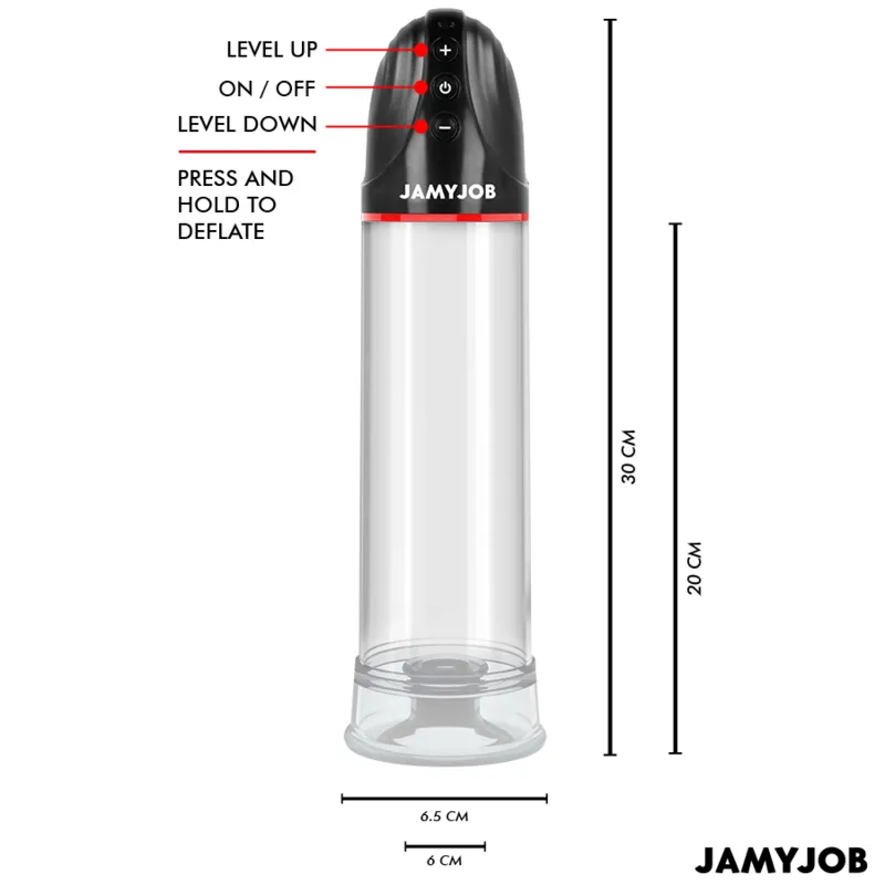 Jamyjob - xpand automatic pump 3 suction levels grey 2