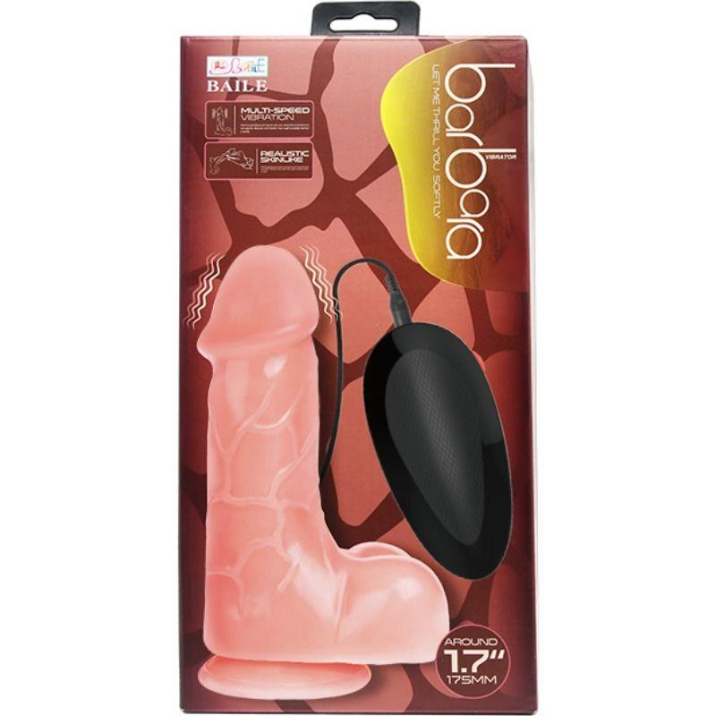 Barbara Realistic Vibrator Flesh 21 Cm 6