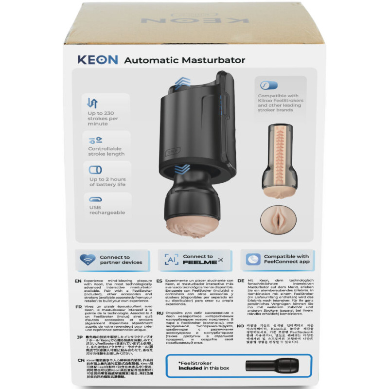 Kiiroo - keon wifi combo automatic masturbator + feel stroker 1