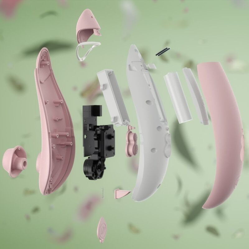 Womanizer - premium eco suction clitoral stimulator 12 intensity levels rose 12