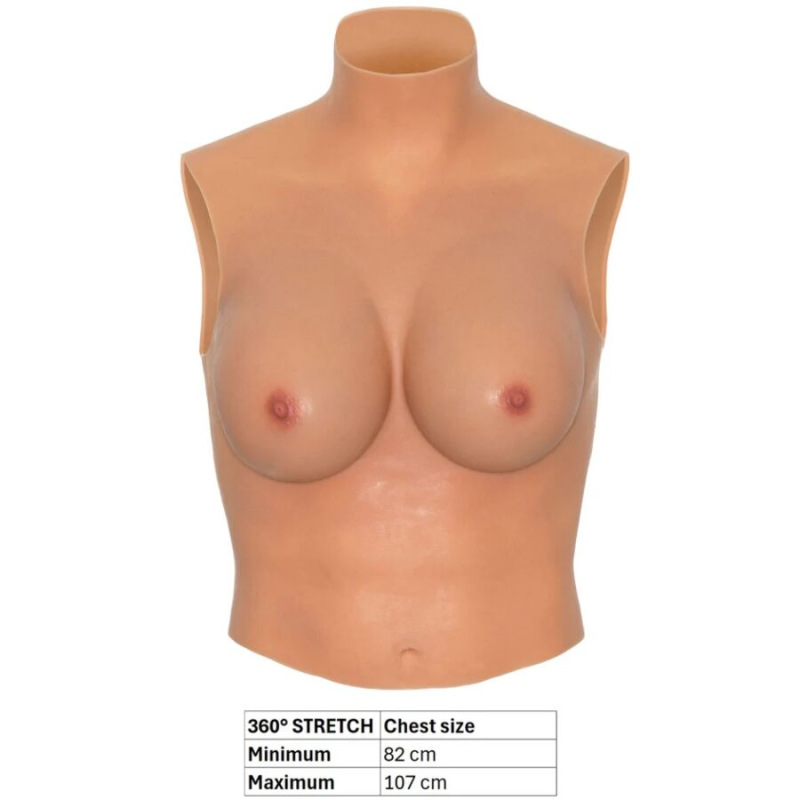 Hidden Desire - Alter Ego Wearable Breast Shirt E-Cup Flesh 5