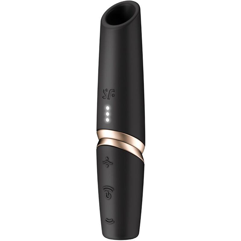 Satisfyer - perfect kiss wave clitoris stimulator black / gold