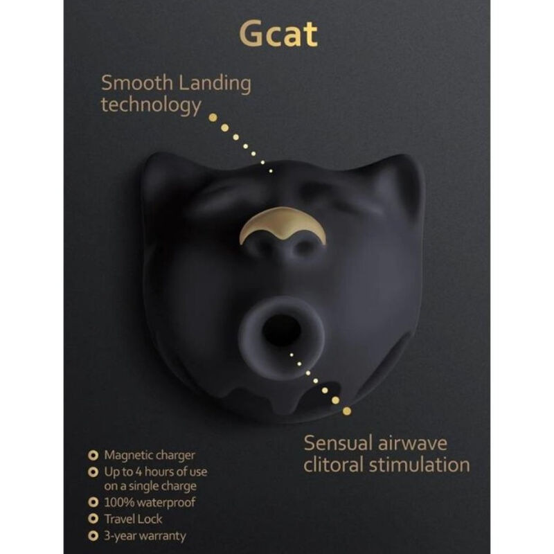 G-vibe - gcat mystic clitoral sucker black 1