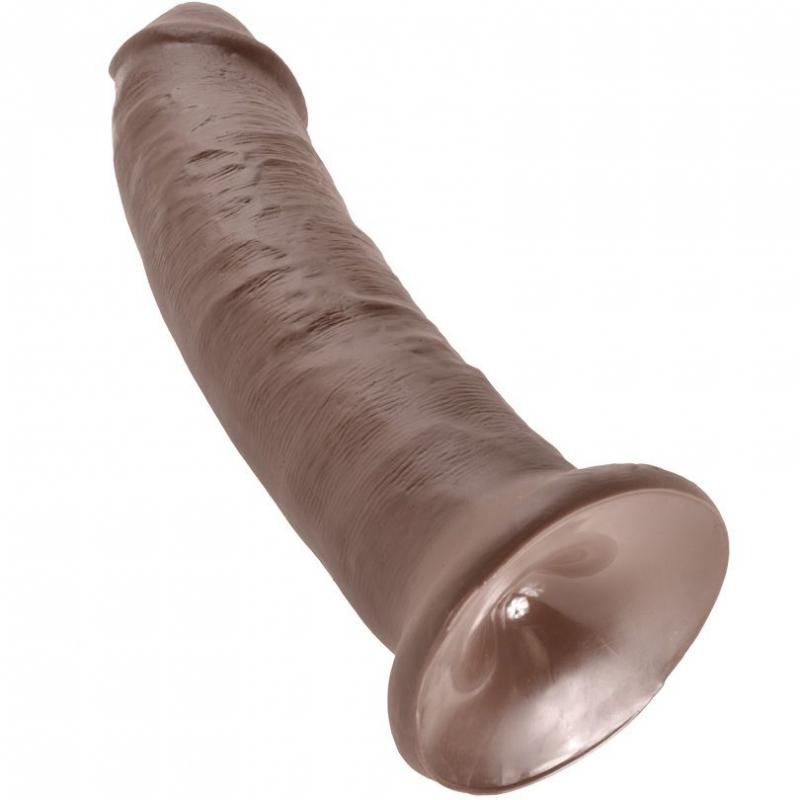 King Cock 9&Quot; Cock Brown 22.9 Cm