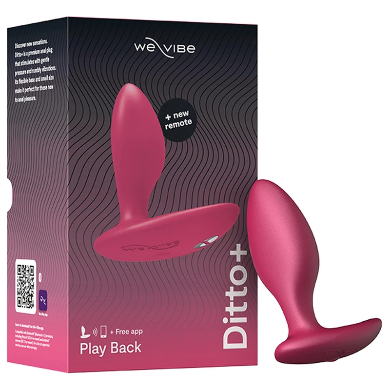 We-vibe - ditto+ anal plug vibrator pink 12