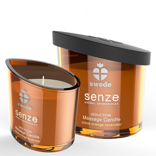 Swede - Senze Seduction Massage Candle Clove Orange Lavender
