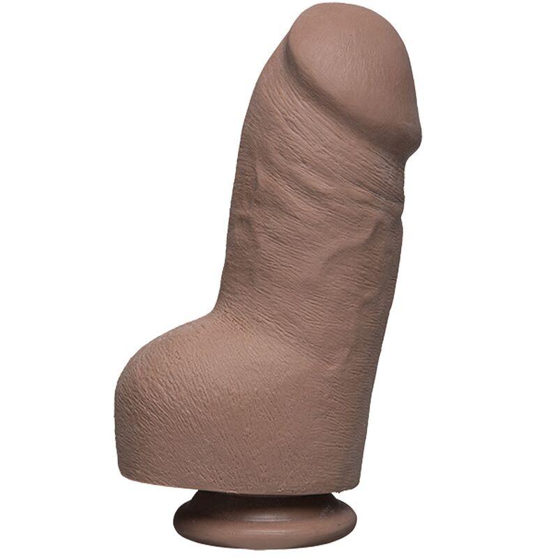 Doc Johnson Fat D 14cm With Balls -Ultraskyn Caramel
