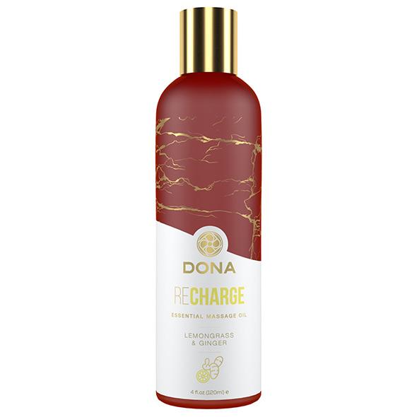 Dona - Essential Massage Oil Recharge Lemongrass & Ginger 12